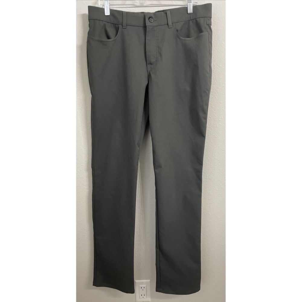 Pebble Beach Performance Men's Gray Golf Pants‎ Size 34"X34"